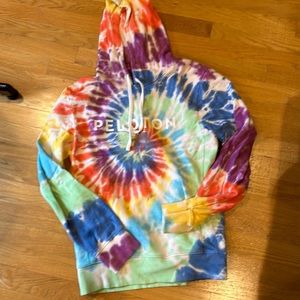 Peloton tie dye hoodie